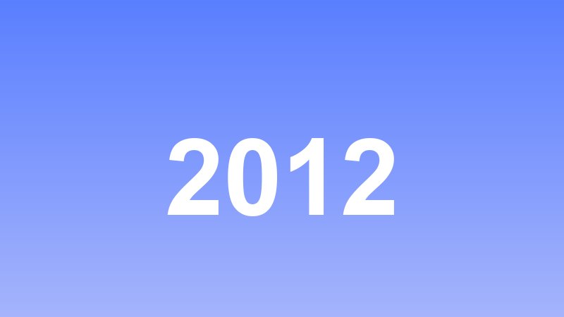 2012 年配图